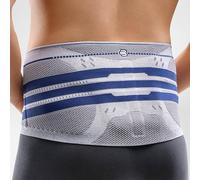 Bauerfeind Corsé de corte recto con banda lumbar elástica Lumbotrain Azul/Gris