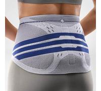 Bauerfeind Corsé Lumbotrain con banda lumbar elástica y ajuste ceñido Azul/Gris
