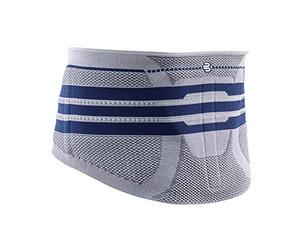 Bauerfeind Faja Lumbar LumboTrain para el Alivio, Estabilización y Activación de la Columna en la Región Lumbar, Cinturón contra el Dolor de Espalda, Vendaje para uso Diario, titan