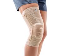 Bauerfeind GenuTrain A3, Vendaje de Rodilla, Izquierdo, Beige, Talla 4