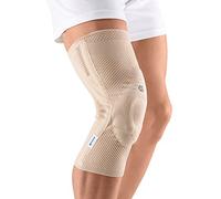 Bauerfeind GenuTrain P3, Rodillera Estabilizadora para Problemas de Rótula, Izquierda, Beige, Talla 1