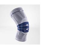 Bauerfeind - GenuTrain - Rodillera de apoyo específico para aliviar el dolor y estabilizar la rodilla, talla 4, comodidad, color titanio