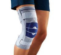 Bauerfeind GenuTrain S Pro, Soporte de Rodilla con Función Protectora, Derecho, Gris, Talla 3