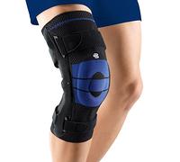 Bauerfeind GenuTrain S Pro, Soporte de Rodilla con Función Protectora, Izquierdo, Gris, Talla 6