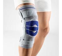 Bauerfeind GenuTrain S Pro, Soporte de Rodilla con Función Protectora, Izquierdo, Gris, Talla 7