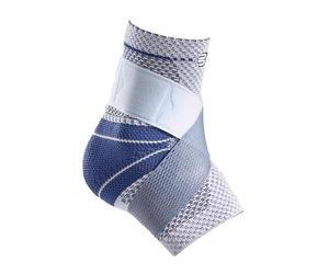 Bauerfeind - MalleoTrain S - Tobillera - El soporte de tobillo que necesitas para hacer actividad física - Pie izquierdo - Talla 6 - Color titanio