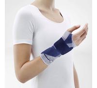 Bauerfeind Muñequera derecha Manutrain Titan para tendinitis Azul/Gris