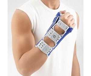 Bauerfeind Muñequera Manuloc Rhizo para inmovilización derecha Azul/Gris