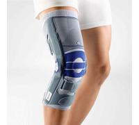 Bauerfeind Rodillera Softec Genu Titan derecha para estabilización Azul/Gris