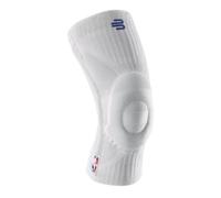 BAUERFEIND Rodillera Sports Knee Support NBA Unisex en negro, 1 rodillera deportiva para baloncesto, se puede usar en la rodilla derecha e izquierda, rodillera