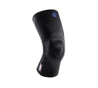 BAUERFEIND Rodillera Sports Knee Support NBA Unisex en negro, 1 rodillera deportiva para baloncesto, se puede usar en la rodilla derecha e izquierda, rodillera