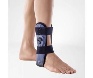 Bauerfeind Tobillera estabilizadora bivalva rígida universal Airloc Azul