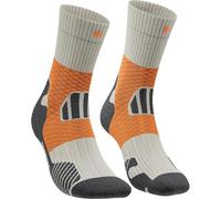 BAUERFEIND Trail Run Mid Cut Socks - Calcetines de trail running, Gravel Chalk, 44