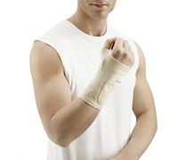 Bauerfeind Vendaje de muñeca, ManuTrain,Beige,izquierdo, talla 3