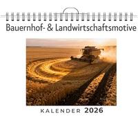 Bauernhof- & Landwirtschaftsmotive: Wandkalender 2026, Kalender DIN A4 quer, Monatskalender im Querformat mit Kalendarium, das perfekte Geschenk