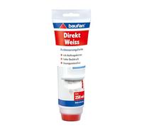 Baufan 2 x 250 ML Directo Blanco Ausbesserungsfarbe Con Cepillo de Aplicación