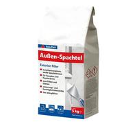 Baufan Außenspachtel 5KG para Fachadas Y Habitaciones Húmedas Relleno Alisar