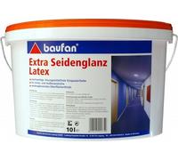 Baufan Extra Seidenglanz Látex E.L.F. 10 L Pintura Dispersión Kunstharz Blanco