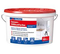 Baufan Innen-Silikatfarbe 10L Blanco Tinte Pared Y Pintura de Techo Para Dentro