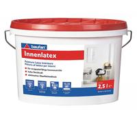 Baufan Interior Latex 2,5 L Blanco Pintura Interior Mate
