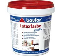 Baufan Latexfarbe Classic 750 ml Blanca Pintura Dispersión Interior