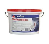 Baufan Papel pintado de fibra de vidrio, 3 kg, listo para usar