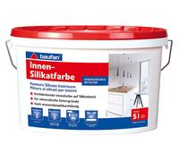 Baufan Pintura Interior Silicato Blanca 5 L Alta Cobertura Mate