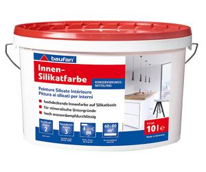 Baufan Pintura Interior Silicato Blanca Mate 10 L Alta Cobertura