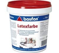 Baufan Pintura Látex 750 ml Color Blanco Interior Apta Para Pintar Dispersión