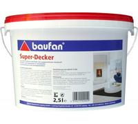 Baufan Super-Decker 2,5 L Pintura Interior Lavable Blanca Según DIN EN 13300