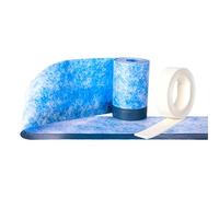 Bauhandel24 set cintas de sellado para bañeras 3 m cinta impermeabilizante 3,3 m aislamiento acústico cinta para juntas baño lámina impermeable ducha membrana impermeabilizante agua stop cinta pladur