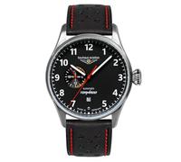 Bauhaus Aviation 2764-2 Tornado - Reloj automático para hombre (24 horas, 5 ATM, correa de piel)