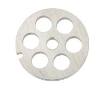 Bauknecht - Placa de acero inoxidable para molino de carne n.º 5, disco perforado de 5,35 cm para carne, pescado, verduras, para fácil limpieza, pieza de repuesto (12 mm)
