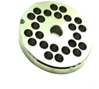 Bauknecht - Placa de acero inoxidable para molino de carne n.º 5, disco perforado de 5,35 cm para carne, pescado, verduras, para fácil limpieza, pieza de repuesto (6 mm)