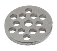 Bauknecht - Placa de acero inoxidable para molino de carne n.º 5, disco perforado de 5,35 cm para carne, pescado, verduras, para fácil limpieza, pieza de repuesto (8 mm)