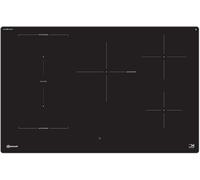 Bauknecht Placa de inducción BTX8017DCA de 81 cm CleanProtect - Limpieza sin esfuerzo solo con agua/5 zonas de cocción de inducción controladas electrónicamente/HeatControl/Boil&Cook/Wipe Function