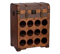 Baul botellero de madera 45x28x59h cm