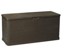 Baúl Cassapanca Contenedor Multiuso Woody's En Resina CM.L117xP45xH56 Marrón