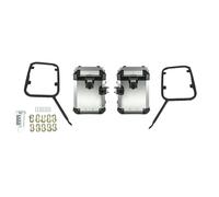 Baúl de almacenamiento Accesorios Para Motocicletas, Alforjas Aluminio, Maletas, Baúles, Cajas Laterales, Soporte Para Caja Herramientas Para Kawasaki Para VERSYS 300X X300 2017-2025(Panniers Silver)