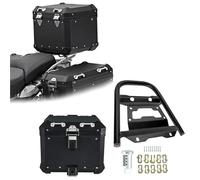 Baúl de almacenamiento Para Kawasaki Para Versys 300X X300 2017-2025 Alforjas aluminio para maletero motocicleta, soporte, alforja, maleta superior, bolsa equipaje lateral, accesorios(Top Case Black)