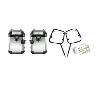 Baúl de almacenamiento Para Kawasaki Para Versys 300X X300 2017-2025 Alforjas aluminio para maletero motocicleta, soporte, alforja, maleta superior, bolsa equipaje lateral, accesorios(Panniers Silver)