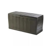 Baúl De Exterior Keter Sherwood En Resina Marrón Efecto Madera 270 L