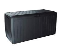Baul de Jardin 290 litros Prosperplast Boxe Board de plastico en Color Antracita 116,6 x 47 x 59,5 cm