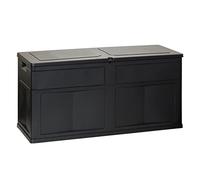 Baúl de jardín 320 L TOOMAX 119 X 46 X 60 cm Negro Resina Anti UV Alta resistencia a las heladas y la intemperie
