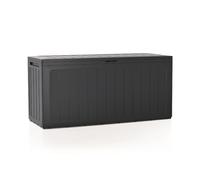 Baúl de jardín de madera 190L-280L, resistente, bloqueable e impermeable