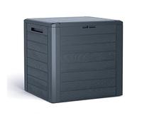 Baúl de jardín WOODEBOX 140L., dimensiones (mm) 585x460x550, color Antracita