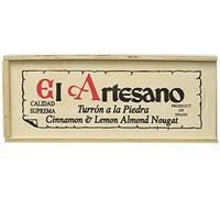 Baúl de madera con Turrón a la piedra El Artesano 300 gr