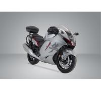 Baúl de moto con portaequipajes y fijaciones compatible con SUZUKI GSX-R 1300