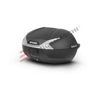 BAÚL DE MOTO SCOOTER SOMBRA SH47 BLANCO CUBIERTA DE CARBONO SH 47 LT