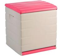 Baúl De Plástico 190 Litros Rosa Pink, 60 X 61 X 53 Cm, Baúl De Almacenaje